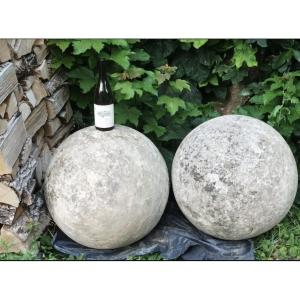 Pair Of Stone Balls