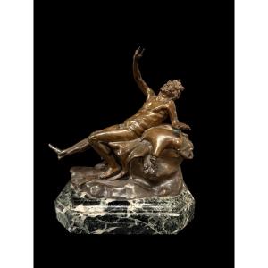 Bronze Drunken Satyr 