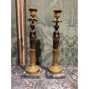 Pair Of Louis XVI Candlesticks