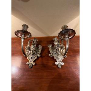Pair Of Regency Wall Lights