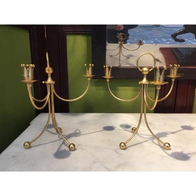 Pair Of Candelabra