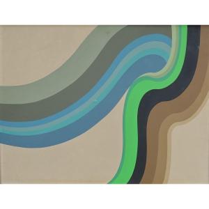Abstract Composition 1970s. Arlette Martin (1924-2020)