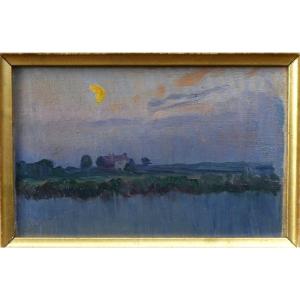 Small Night Landscape, La Roche Guyon 1910.