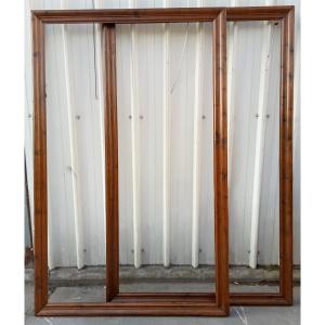 Two Very Large Frames Forming A Pair, Viewable 198x119 Cm (approximately 120p Format)