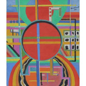 Abstract Composition, 1970. Jean Viennet, 20th Century, Béziers