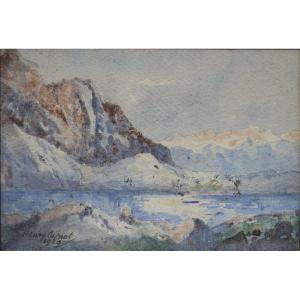 A High Mountain Lake, 1929. Henry Cuenot (1863-1937)