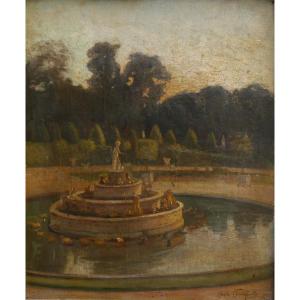 Versailles Park And Latone Basin. Charles Clerambault (1885-?)