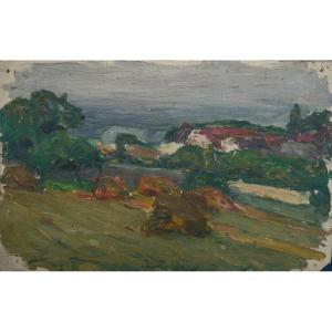 Landscape Study With Millstones. Raymond Thibésart (1874-1968)