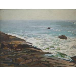 Ile d'Yeu Les Chiens Perrins. Yann Nibor (1857-1947).