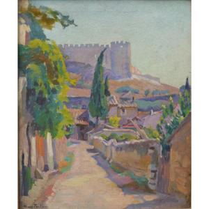 Henri Pailler (1876-1954). Villeneuve Lès Avignon, Fort Saint-andré