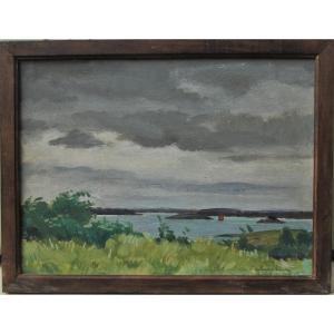 Sinagot In The Gulf Of Morbihan - André Eugène Louis Chochon (1910-2005)