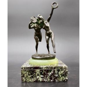 Bronze Théodore Riviere The 2 Dancers
