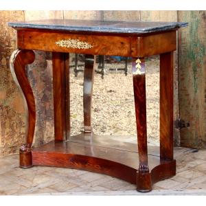 XIXth Restoration Console In Mahogany
