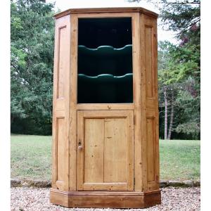 Encoignure XIXème En Bois Blanc 