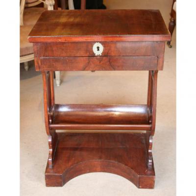 Mahogany Lyre Worker Nineteenth