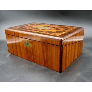 19th Century Marquetry Writing Case 