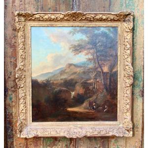 Animated Landscape Painting By Jean Victor Bertin 