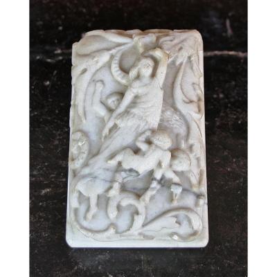 Marble Bas Relief Of The Eighteenth Time