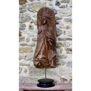 Virgin In Bas Relief, 18th Century 