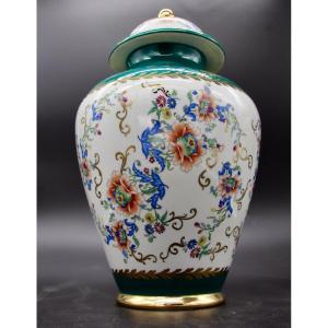 Porcelain Potiche Manufacture De Couleuvre 