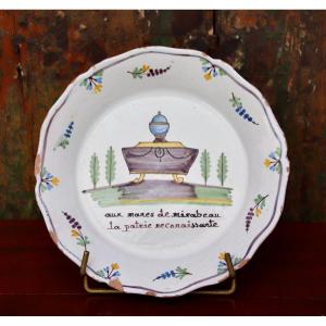 Nevers Revolutionary Plate From The 18th Century 
