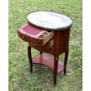 Writing Desk Between Two 18th Century Stamped Cm Magnien