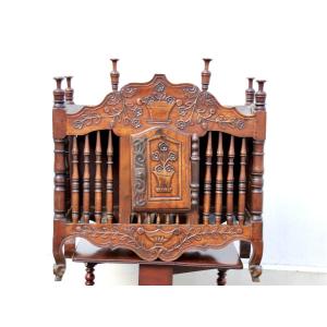 Provençal Bread Box In Walnut, Dating From The 18th Century