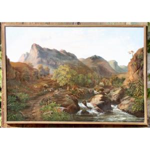 Painting Of Saint Eulalie By Fj Deschamps