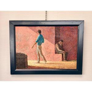 Painting By P.r. Bechon -sauzeau