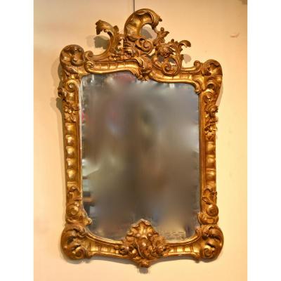 XVIII In Mirror Golden Wood