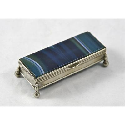 In Nineteenth Transmission Blue Agate