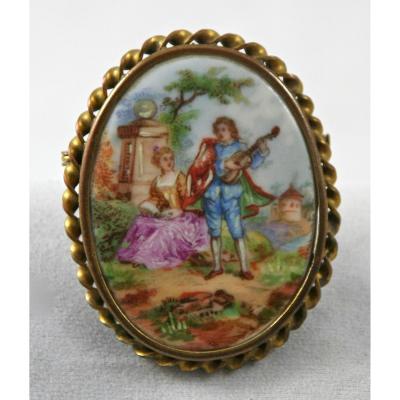 Pin Early Twentieth Painted Porcelain