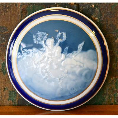 Camille Tharaud Porcelain Round Bombonniere Box