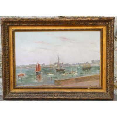 Marine Painting Nineteenth Charles Peyrard