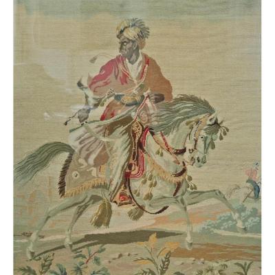 Screen By Fire Napoleon III In Golden Wood And Tapestry