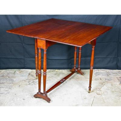 Table With Shutters XIXth Mahogany