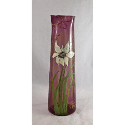 Art Nouveau Engram Vase Legras