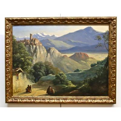 Peinture Paysage XIXème De Joseph Désiré Court