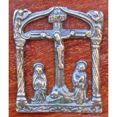 Kiss Of Peace In XVIth Century Bronze