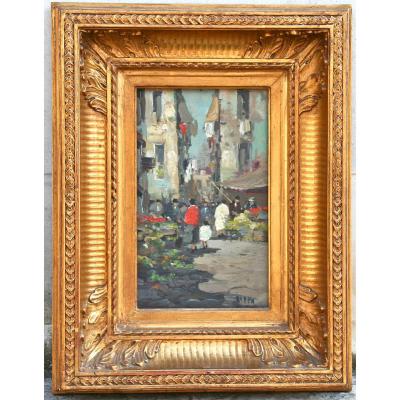 Painting "walk On Market" From Rippa