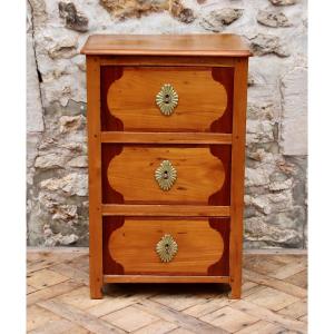 Dauphiné Commode In Cherry And Rosewood From The Eighteenth Time