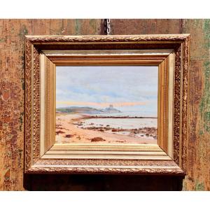 Painting On Cardboard Twentieth By Pichaux, Talmont Sur Gironde