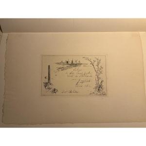 Johan Barthold Jongkind (1819-1891) Notebook Of Six Etchings Views Of Holland 