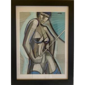 Drawing Pastel Stéphane Gisclard