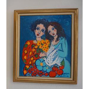 Lovers At La Colombe