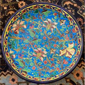 De Longwy Enamel Fruit Bowl