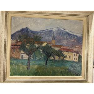 Mount Canigou Seen From Codalet