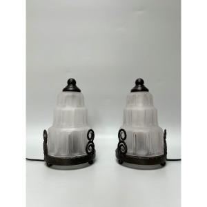 Art Deco Night Lights In The Taste Of Sabino 