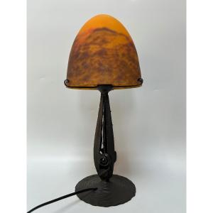 Muller Brothers Luneville Art Deco Lamp 