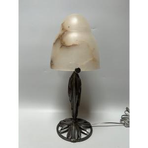 L. Katona Art Deco Lamp 